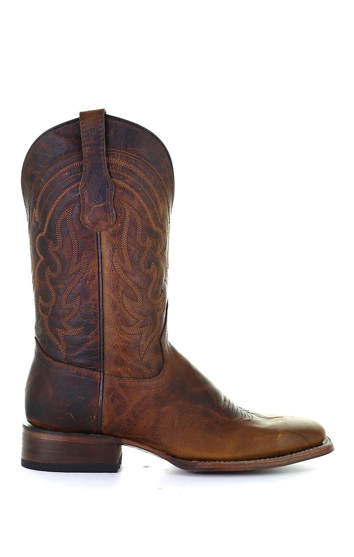 CORRAL BOOTS Men's Embroidery Wide Square Toe L5733