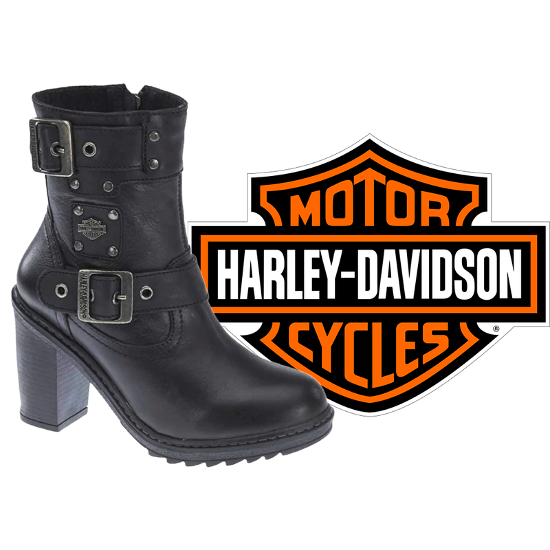 HARLEY DAVIDSON Women's Ludwell 5.5 Inch Black Fashion Boots D83831