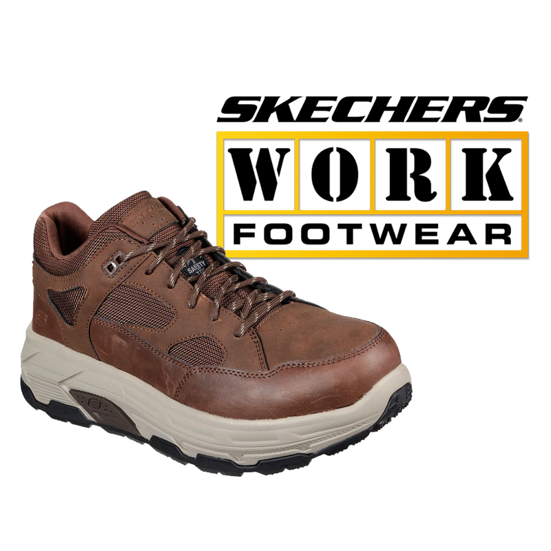SKECHERS Men's Work Relaxed Fit: Skechers Max Stout Alloy Toe 200045