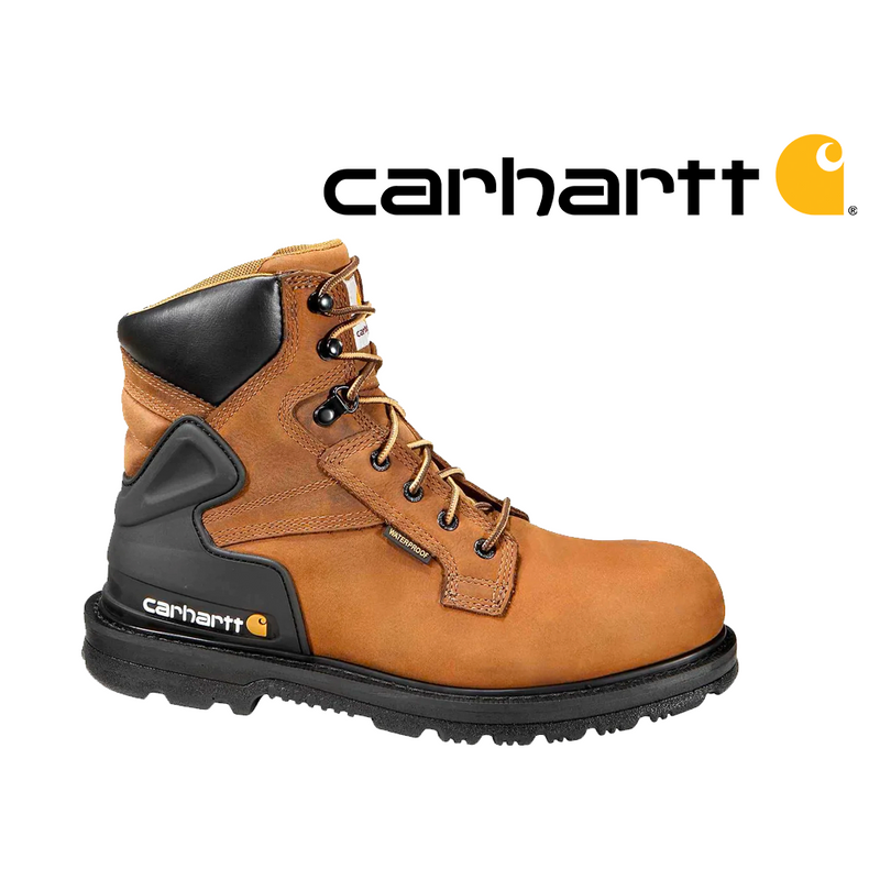 CARHARTT Men's 6 Inch Work Steel Toe Waterproof CMW6220