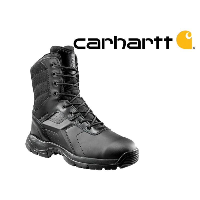 Battle Ops Black 8 Inch Waterproof Zip Tactical Boot 8