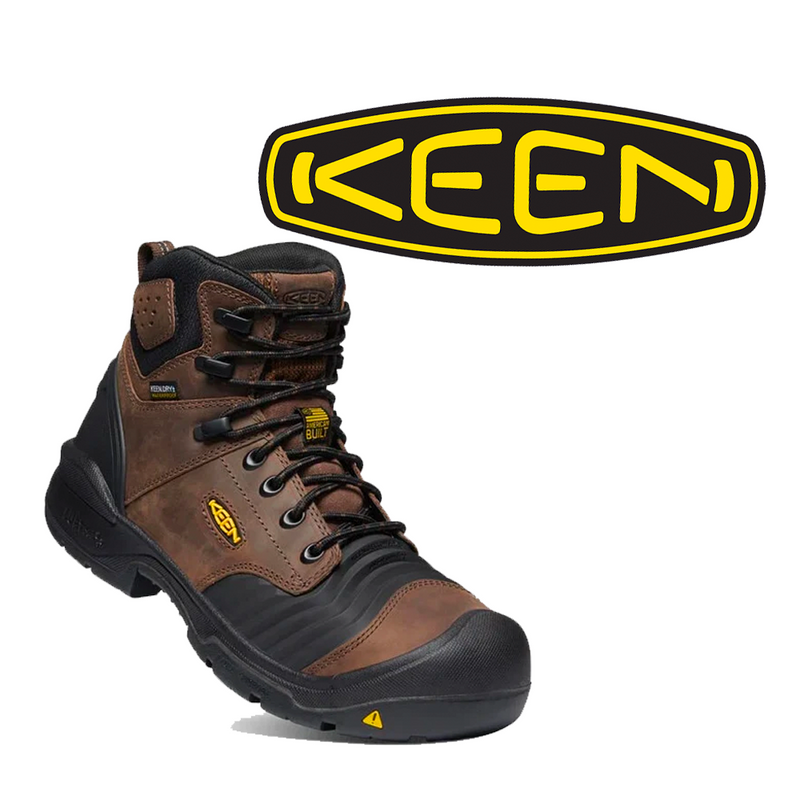 KEEN Men's Portland 6 IN Waterproof Carbon Toe 1023386D
