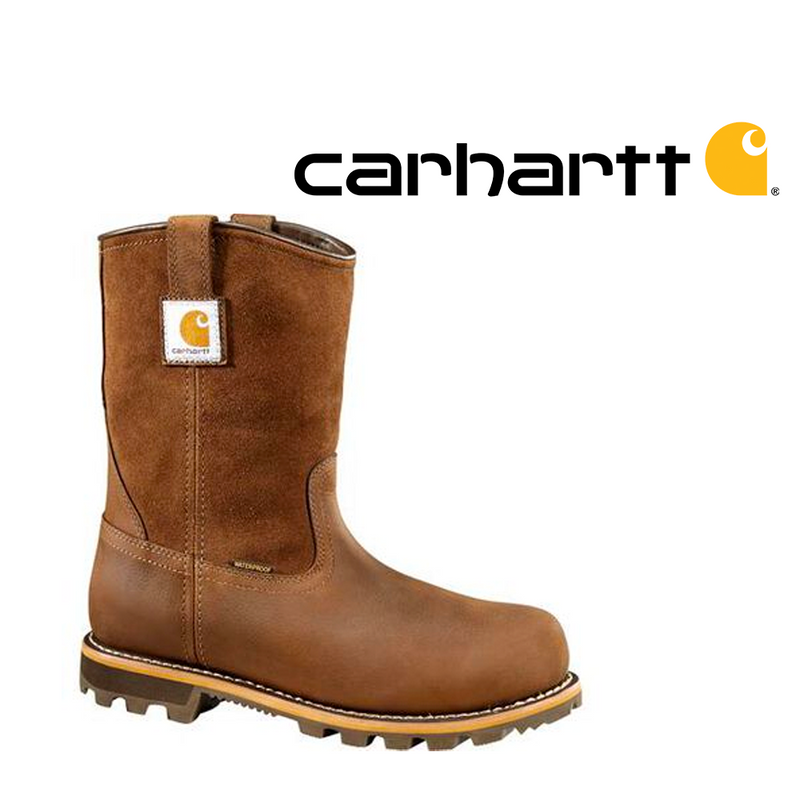 CARHARTT Men's Pull On Boot 10 Inch Waterproof CMP1453