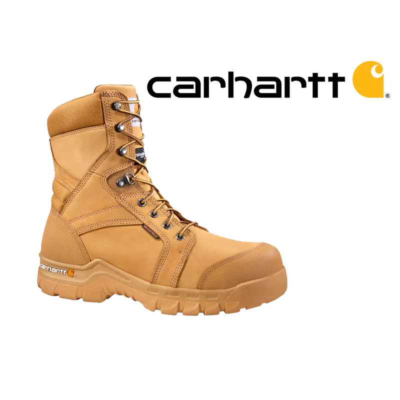 CARHARTT Men's Rugged Flex 8 Inch Waterproof Insulated CMF8058