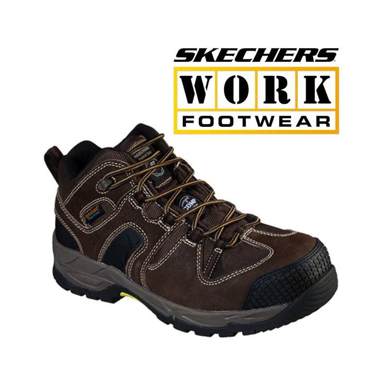 SKECHERS Men's Work Monter Composite Toe Waterproof 77538