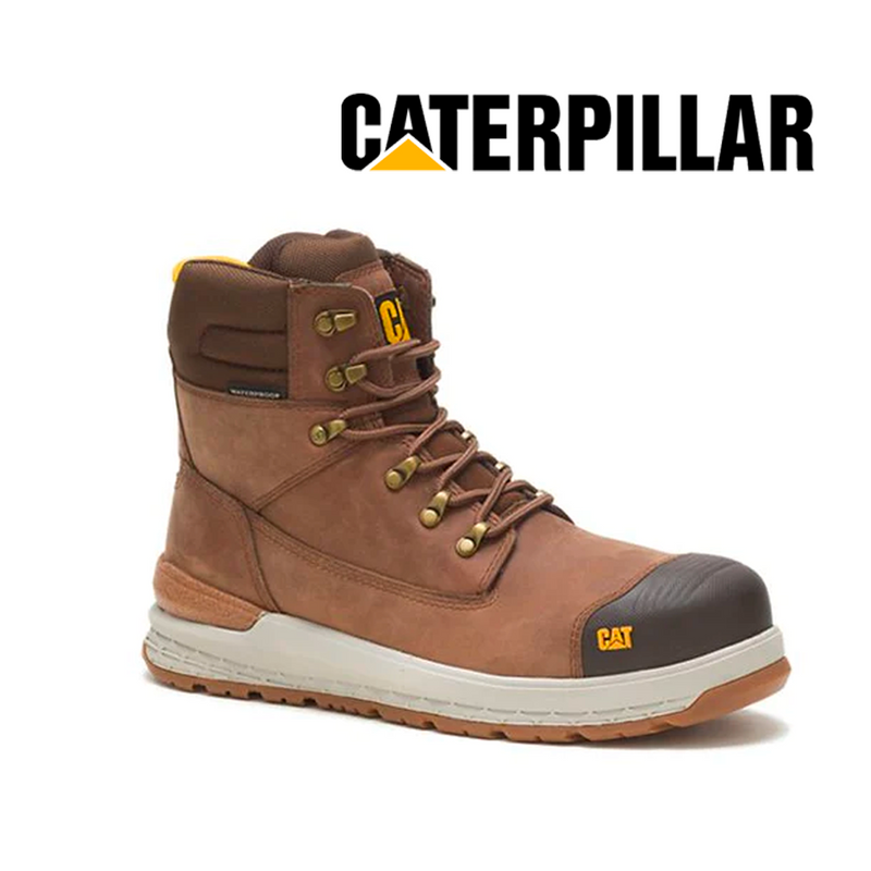 Caterpillar Men s Impact Hiker Waterproof Thinsulate Carbon Composite Toe Work Boot P91406 M 11.5 Mushroom Medium M