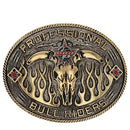 MONTANA SILVERSMITH Hebilla de llamas abiertas para hombre PBR941 