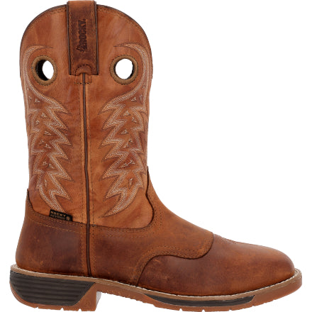 ROCKY Men's Rugged Trail Steel 11 Inch Toe Waterproof Western Boot RKW0392