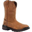 Botas de trabajo impermeables y sin cordones ROCKY Rams Horn para hombre RKW0395