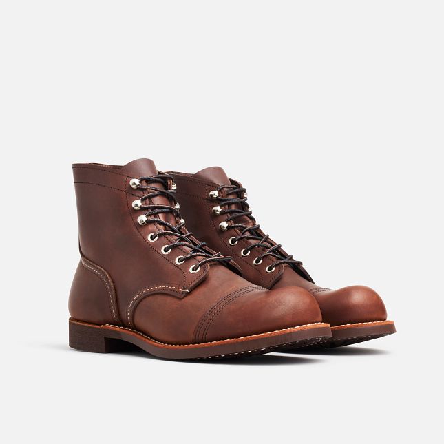 RED WING Men's 6 Inch Boot In Amber Harness Leather 8111
