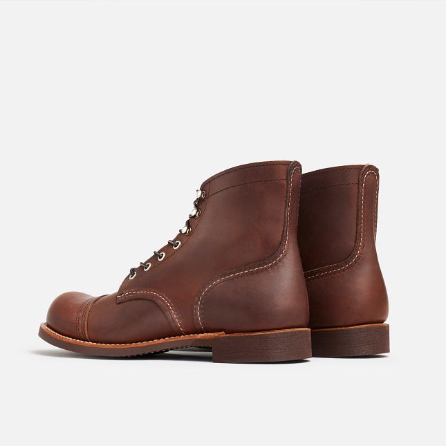 RED WING Men's 6 Inch Boot In Amber Harness Leather 8111