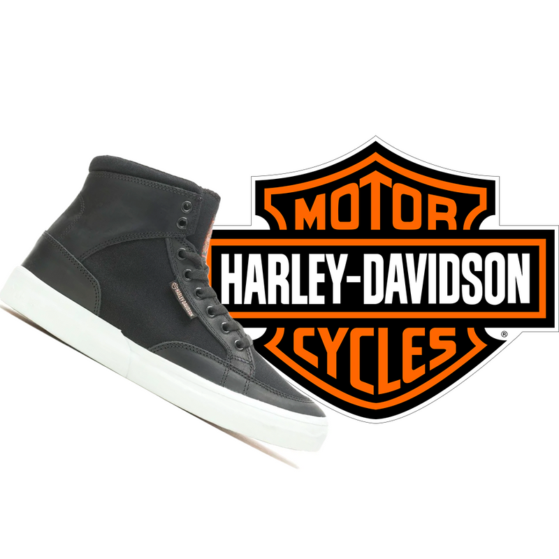 HARLEY DAVIDSON Unisex's Rosemont Sneaker Black D75000