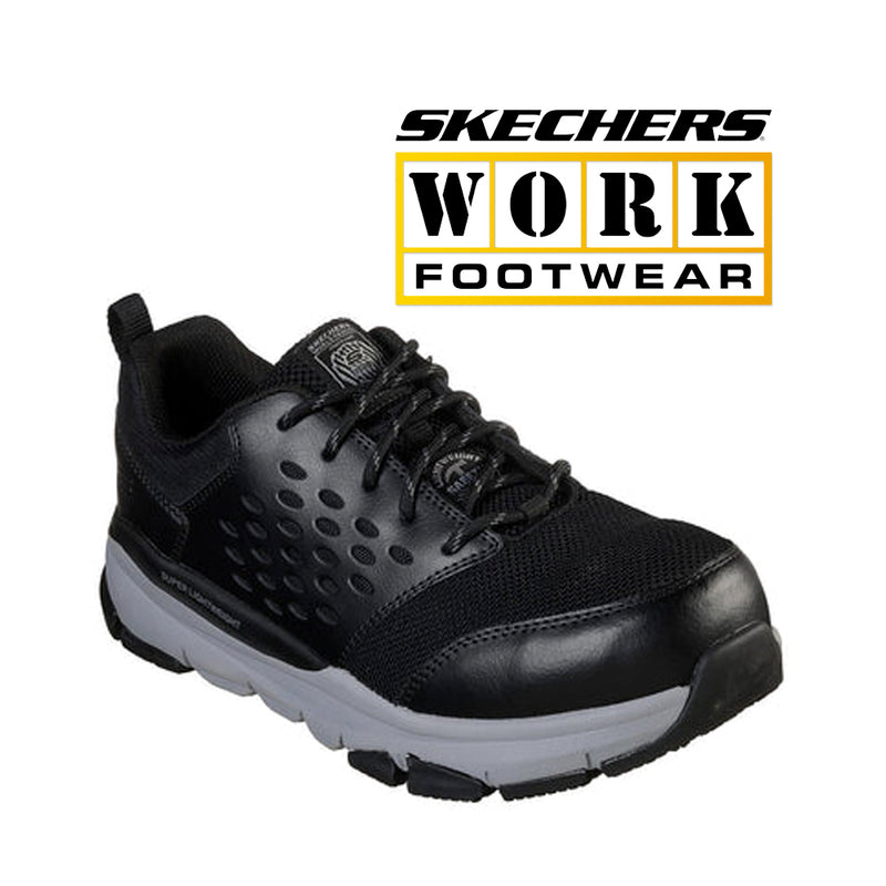 SKECHERS Men's Work Soven Alloy Toe 77506