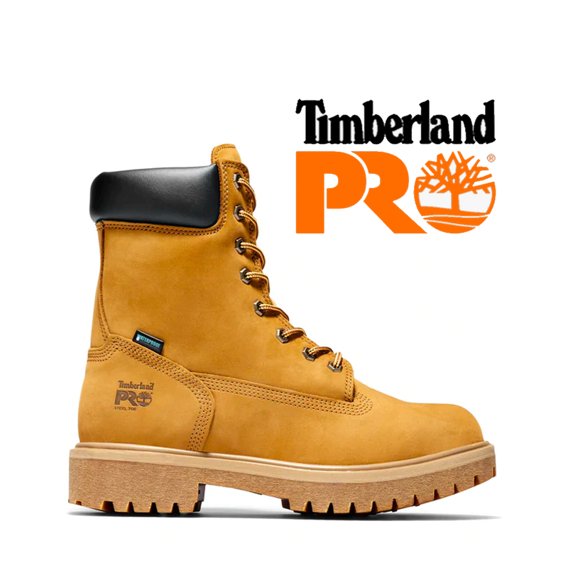 TIMBERLAND PRO Men's Direct Attach 8 Inch Steel Toe Waterproof TB026002713