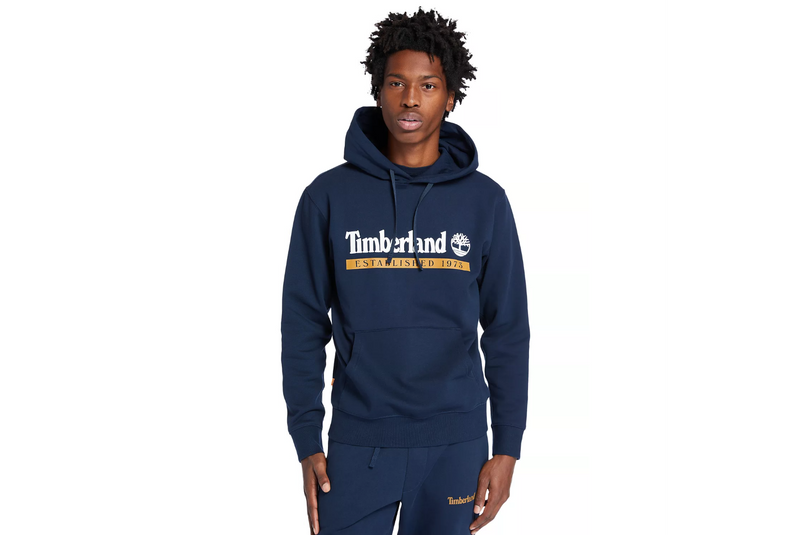 Navy blue sales timberland hoodie