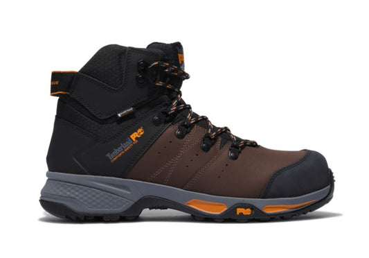 TIMBERLAND PRO Men's Switchback Composite Toe Waterproof Shoes, Brown