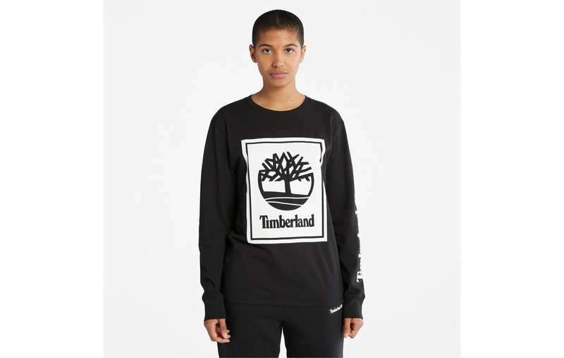 TIMBERLAND Men's LS Stack Logo Tee TB0A2CMK