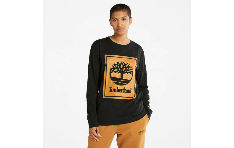 TIMBERLAND Men's LS Stack Logo Tee TB0A2CMK