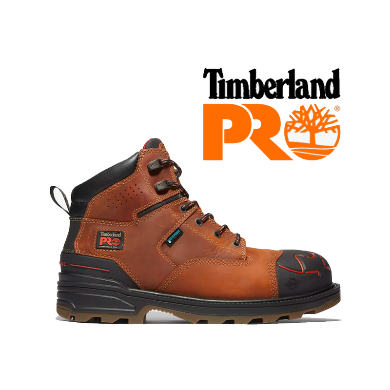TIMBERLAND PRO Men's Magnitude  6 Inch Composite Toe Waterproof Work Boot TB0A435Y214