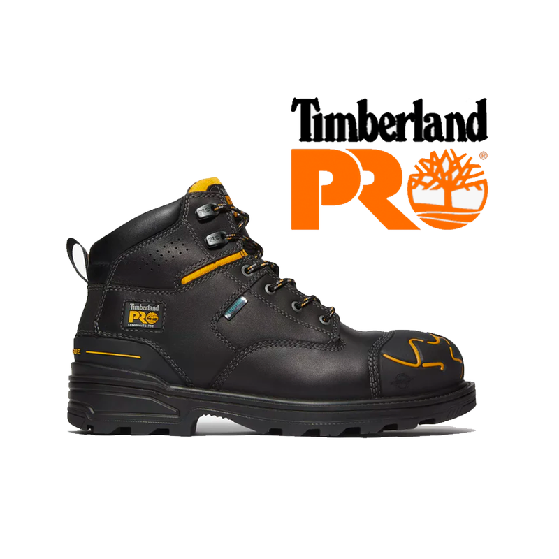 TIMBERLAND PRO Men's Magnitude  6 Inch Composite Toe Waterproof Work Boot TB0A451G001