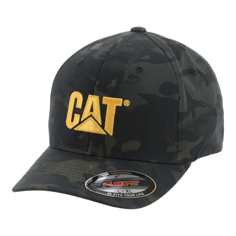 CATERPILLAR Men's Trademark Flexfit Trucker Cap W01700