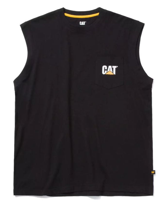 CATERPILLAR Men's Men's Trademark Sleeveless Pocket Tee W07074