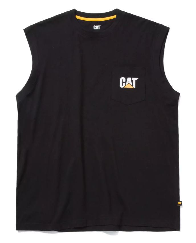 CATERPILLAR Men's Men's Trademark Sleeveless Pocket Tee W07074