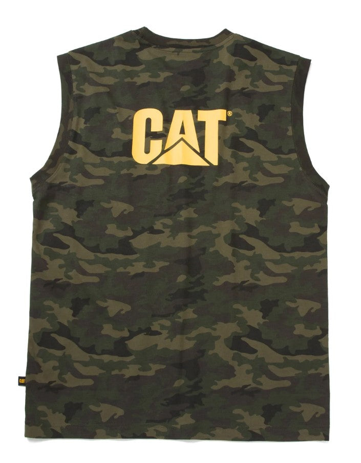 CATERPILLAR Men's Men's Trademark Sleeveless Pocket Tee W07074