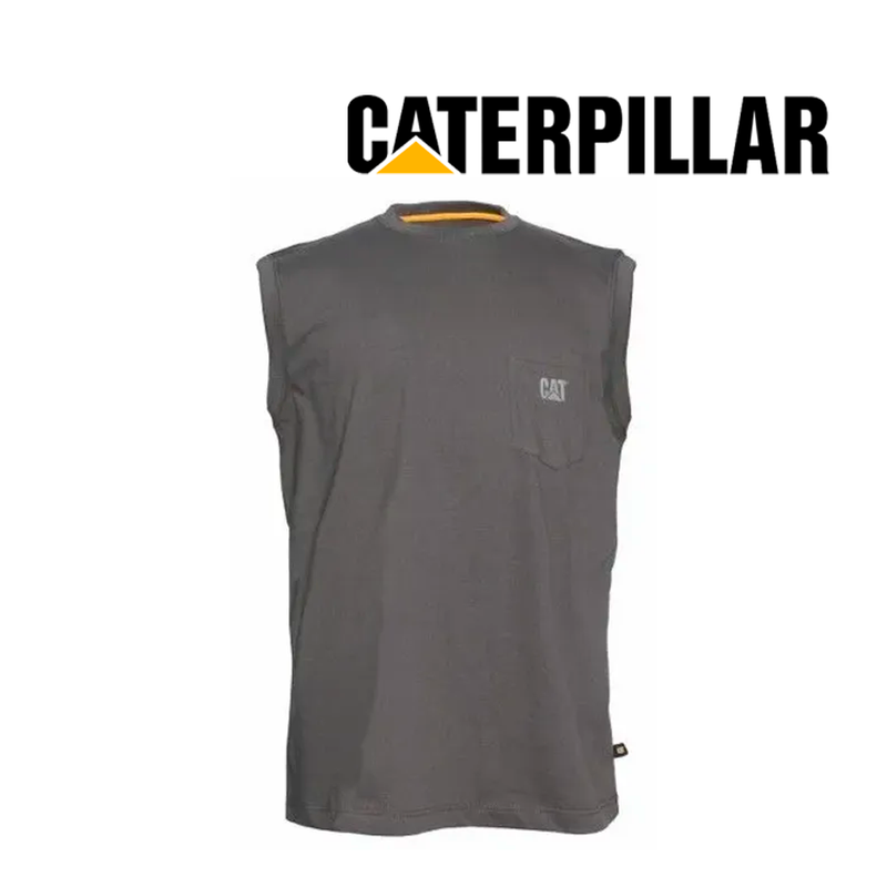 CATERPILLAR Men's Men's Trademark Sleeveless Pocket Tee W07074