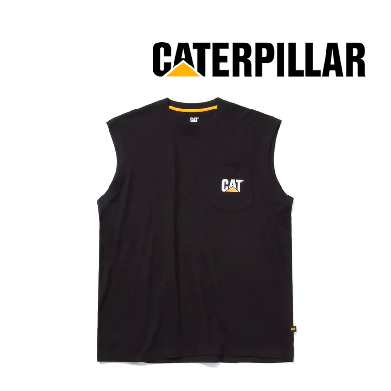 CATERPILLAR Men's Men's Trademark Sleeveless Pocket Tee W07074