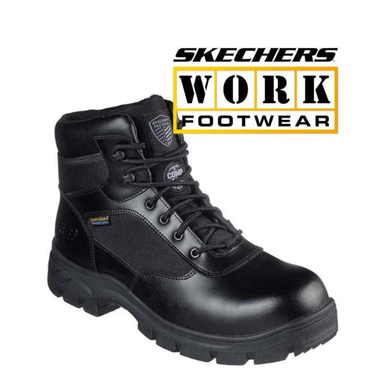 SKECHERS Men's Work Wascana-Linnean 6 Inch Shaft Height Composite Toe 77522