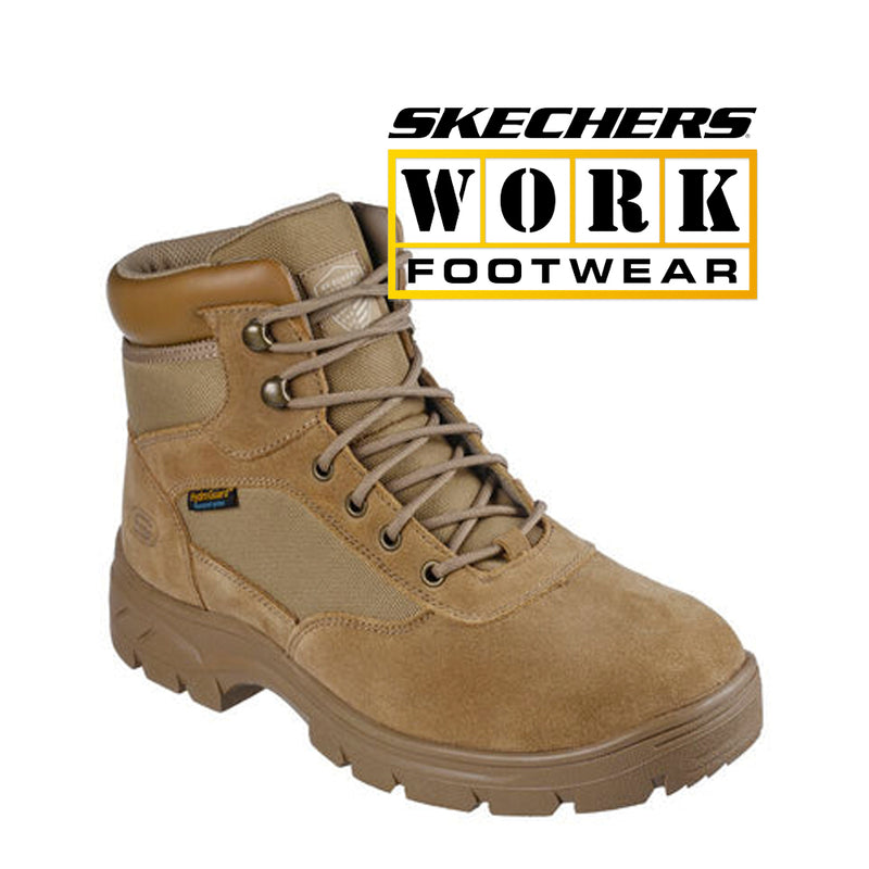 SKECHERS Men's Work Relaxed Fit: Wascana-Millit 6 Inch Shaft Height Waterproof 200056