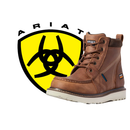 ARIAT Women's Rebar Wedge Moc Toe Work Shoes 10038336