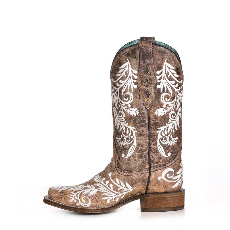 CORRAL BOOTS Women's Embroidery Western Boot A4063