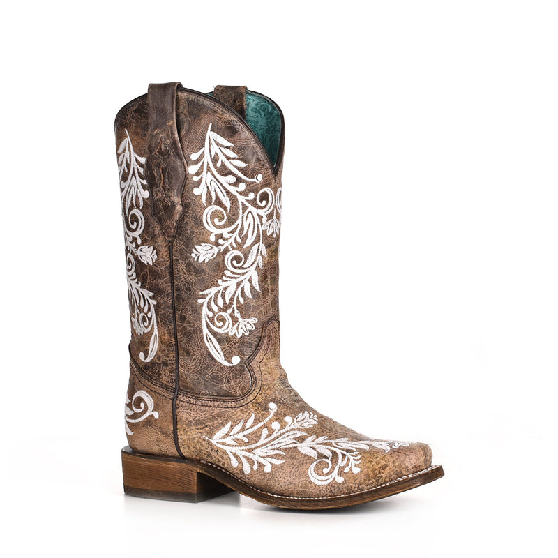 CORRAL BOOTS Women's Embroidery Western Boot A4063