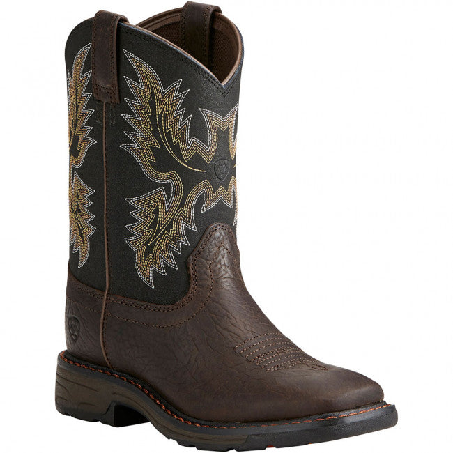 ARIAT Kid's Workhog Wide Square Toe 10021452